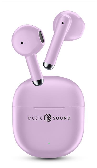 Music Sound - Auricolare Bluetooth A Capsula Breeze-rosa