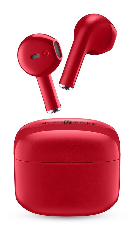 Music Sound Auricolari Wireless SWAG Rosso