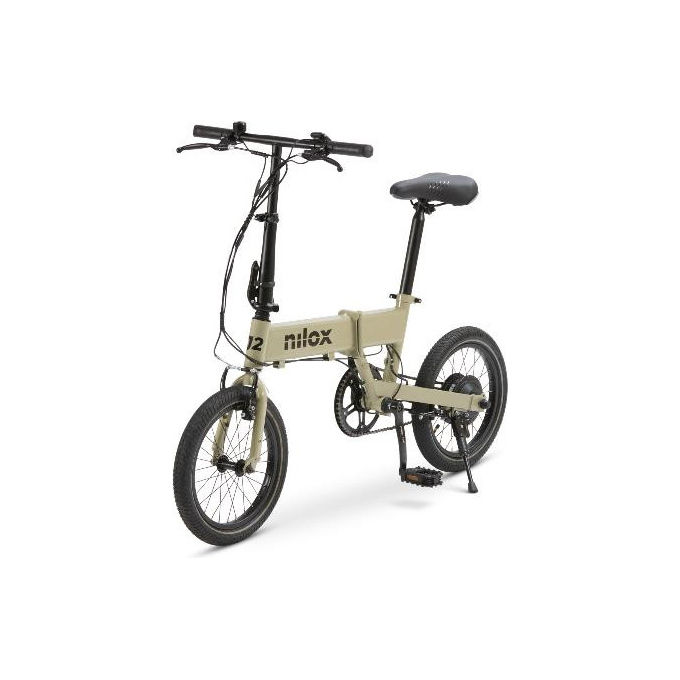 Nilox J2 Bicicletta Elettrica Pieghevole NXEBJ2 16 pollici Grigio Acciaio