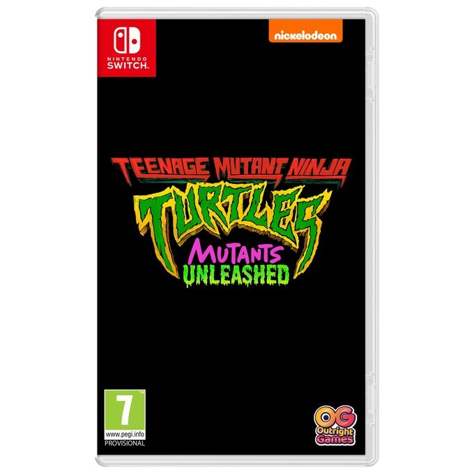 Outright Games Teenage Mutant Ninja Turtles: Mutants Unleashed Videogioco per Nintendo Switch Lingue ITA Inglese Francese Tedesco colore Nero