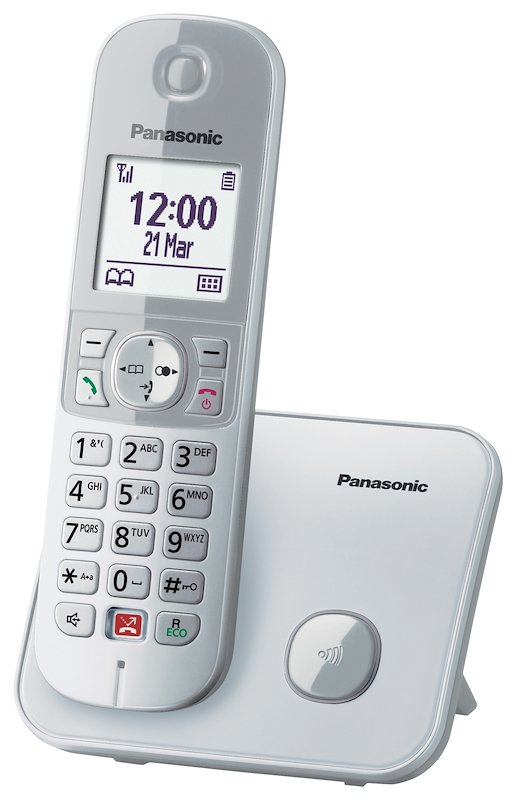 Panasonic - Kx-tg6851jts Silver