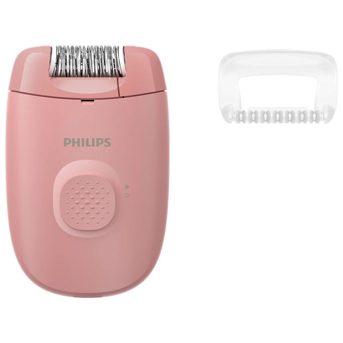 Philips Epilatore elettrico Serie 2000 BRE227-00 Con filo Rosa Con massaggiatore