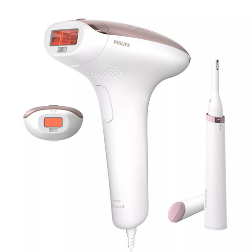 Philips Lumea Advanced Epilatore a Luce Pulsata Lumea con custodia e rifinitore a penna Satin Compact bianco BRI921/00