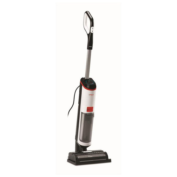 Polti RollySteam WD10 Lavapavimenti aspirante con filtro HEPA Bianco-nero