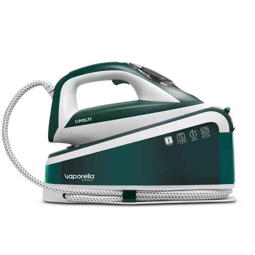 Polti Vaporella Express VE30.20 2200 W 1,6 L Piastra in Ceramica Verde, Bianco