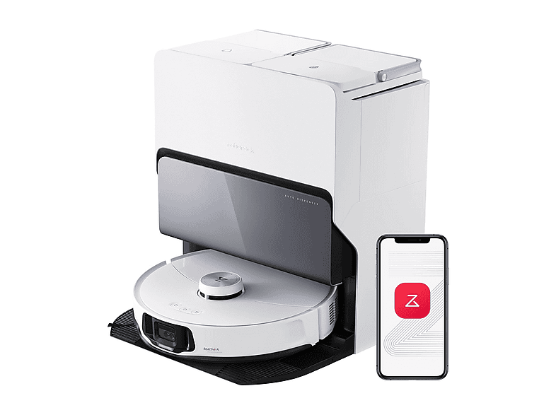 ROBOROCK S8 MaxV Ultra, Potenza 60 W, Lavapavimenti, Autonomia fino a 180 min, Sensore di superficie, Spazzola laterale, Base carica