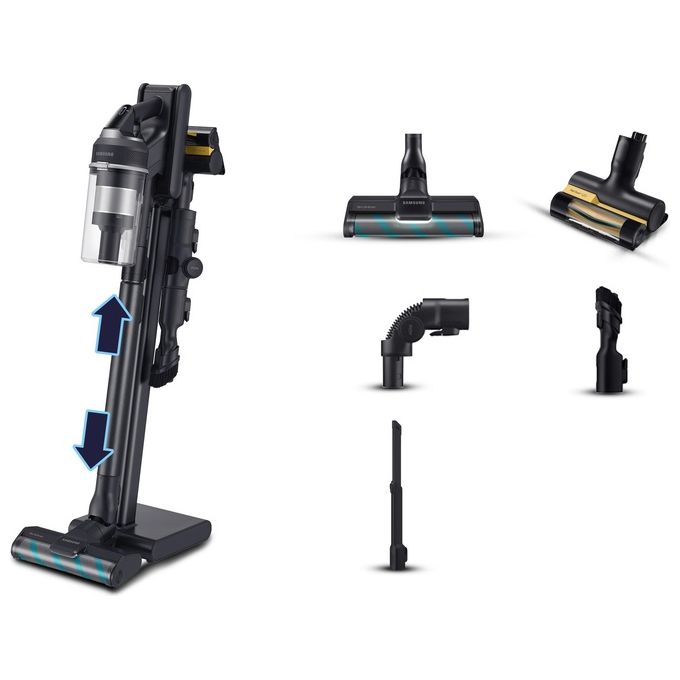 Samsung VS20C955CTK-WA Scopa Elettrica Senza Filo Aspirapolvere Senza Sacco 210W colore Nero Jet 95 Multi Extra