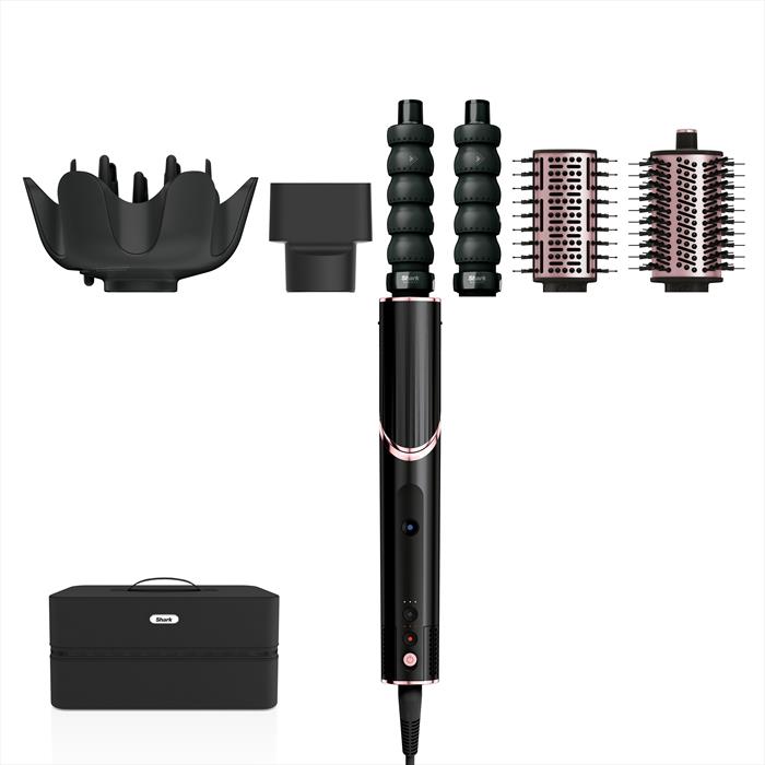 Shark - Styler Asciugacapelli Flexstyle Complete Set-nero E Rosa Gold