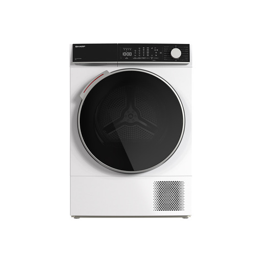 Sharp KD-NHL8S9GWC asciugatrice Libera installazione Caricamento frontale 8 kg Bianco