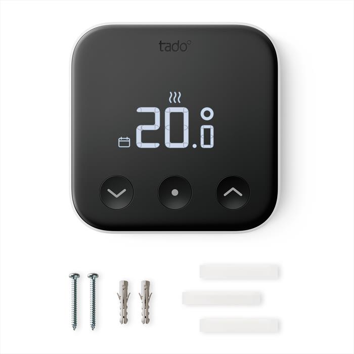 Tado - Termostato Aggiuntivo Smart Cablato X-bianco/nero