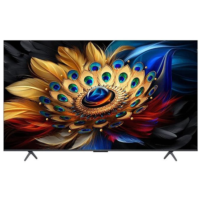 TCL 55C655 Smart TV 55 Pollici 4K Ultra HD Display QLED Sistema Google TV colore Nero