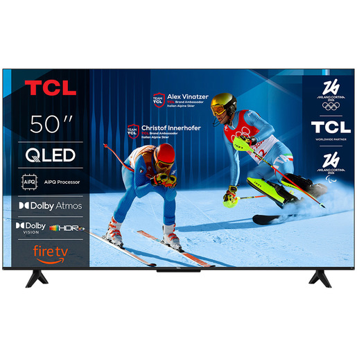 TCL T6C Serie Smart TV QLED 4K 50'' 50T6C, Dolby Vision & Atmos, HDR10+, Fire TV