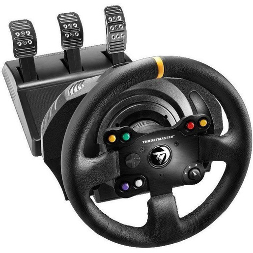 Thrustmaster TX RACING WHEEL LEATHER EDITION Nero Sterzo + Pedali PC, Xbox One