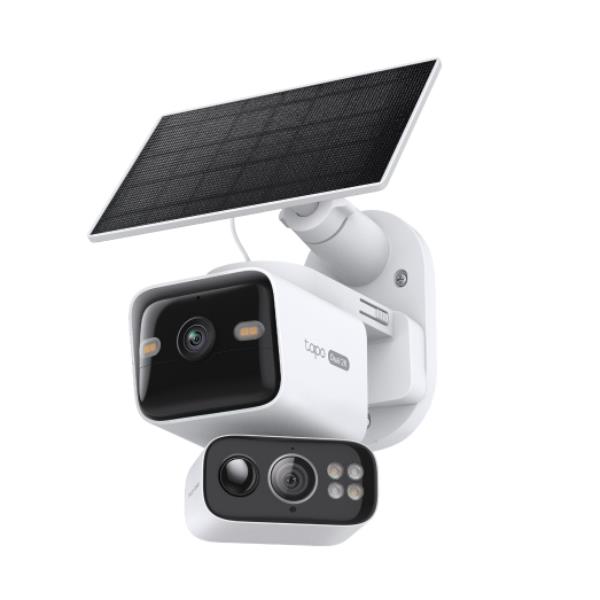 TP-Link Tapo Solar-Pow Dual-Lens Pan/Tilt Sec Cam Kit kit di sicurezza domestica intelligente