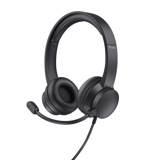 Trust Ayda Cuffie con microfono USB per PC - Nero