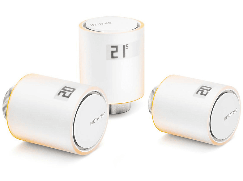 VALVOLA TERMOSTATICA NETATMO BUNDLE 3 VALVOLE TERMOST.