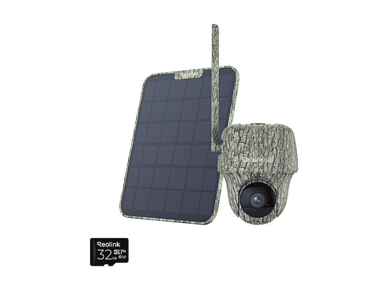 Videocamera da esterno REOLINK Go G450 4G + Solar Panel2, Esterno, Funzione visione notturna, Microfono integrato, Sistema di alimentazione: Batteria