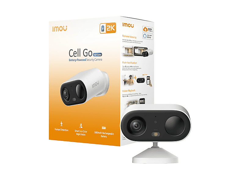 VIDEOCAMERA SORVEGLIANZA IMOU Cell GO Full Color - videocamera interno esterno batteria