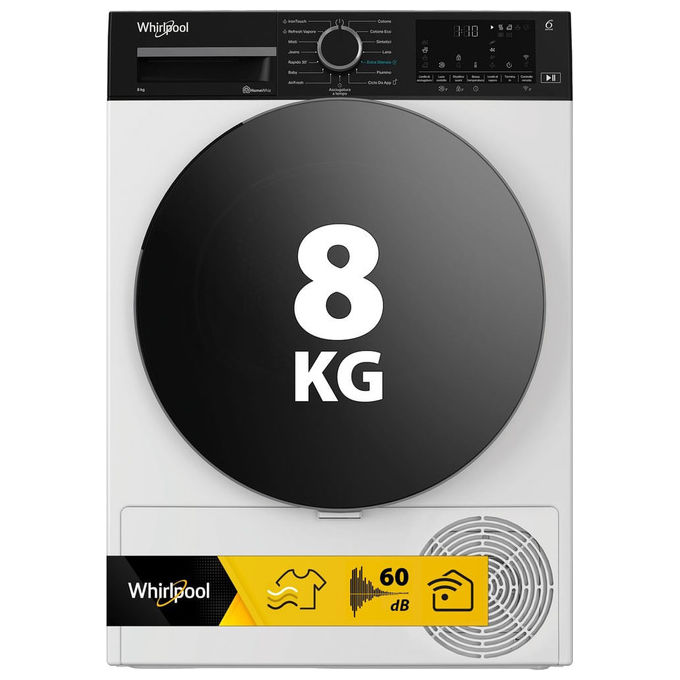 Whirlpool Asciugatrice 8 Kg Classe A Wi-Fi Libera Installazione Bianco