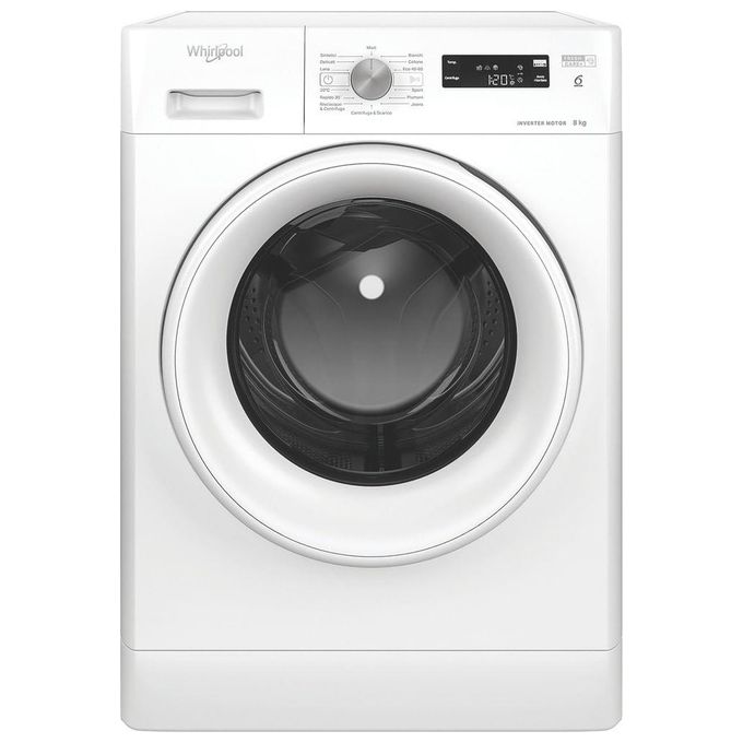 Whirlpool, Lavatrice a Carica Frontale, Libera Installazione, 8 kg, FFS P87 IT