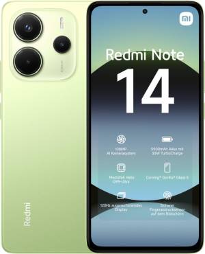 Xiaomi Redmi Note 14 6+128GB 6.67 4G Lime Green EU