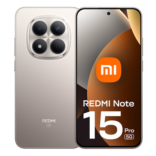 Xiaomi Redmi Note 15 Pro 5G 17,4 cm (6.83'') 8 GB 256 GB 6580 mAh Titanio