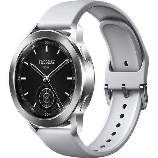 Xiaomi Watch S3 3,63 cm (1.43'') AMOLED 47 mm Digitale 466 x 466 Pixel Touch screen Argento GPS (satellitare)
