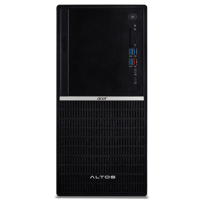 Acer L0TET.00M Altos P10 Desktop Intel Core i7-14700 32GB DDR5 1TB SSD Windows 11 Pro Scheda Video RTX 5070 12GB Bluetooth WiFi VGA HDMI DisplayPort 8 USB 1 USB-C colore Nero