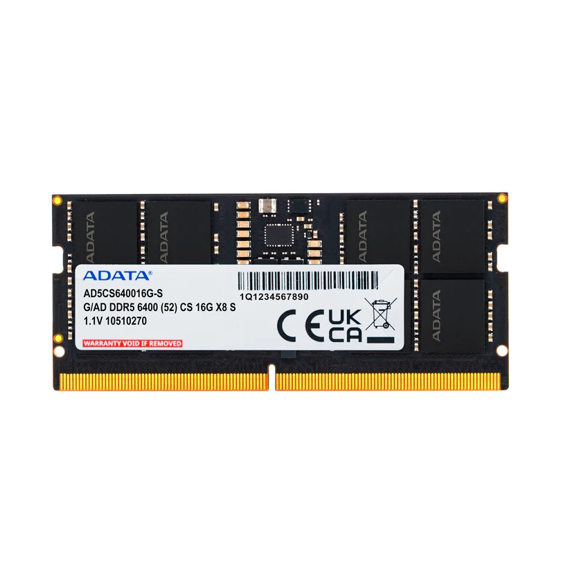 Adata RAM Cso-Dimm 16gb Ddr5 6400mhz 1.1V Ad5cs640016g-S