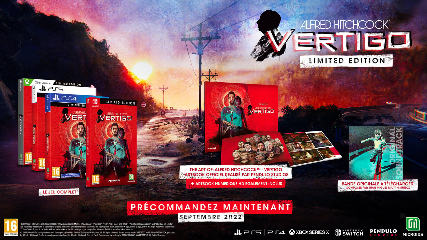 Alfred Hitchcock Vertigo Edizione limitata per Nintendo Switch - Nuevo