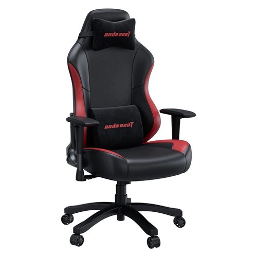 ANDASEAT LUNA SEDIA GAMING TAGLIA L IN PVC NERO/ROSSO