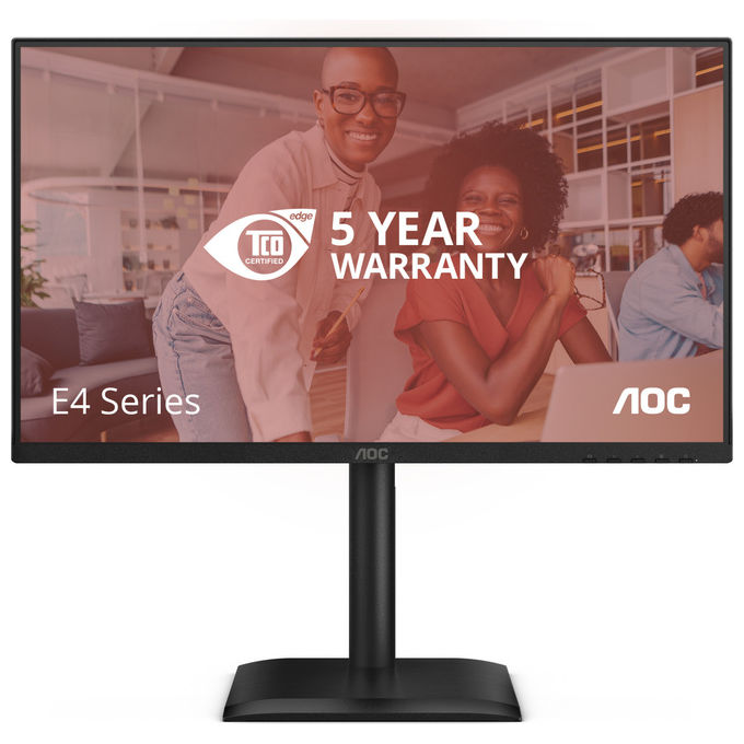 Aoc 24E4Cv Monitor Pc 23.8'' Full Hd Led Nero