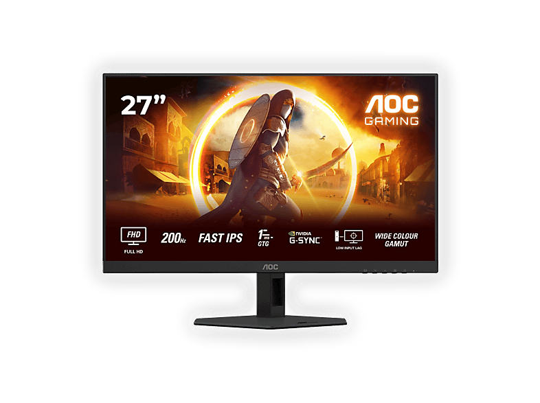 AOC 27G4HRE Monitor Gaming, 27 ", Full-HD, 1920 x 1080 Pixel, tempo di risposta 1 ms, refresh rate 200 Hz