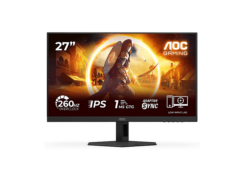 AOC 27G4ZRE MONITOR GAMING, 27 ", Full-HD, 1920 x 1080 Pixel, tempo di risposta 0,3 ms, refresh rate 260 Hz