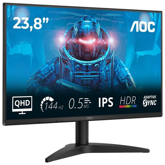 AOC Q24B36X Monitor PC 23.8'' QHD 144Hz 2560 x 1440 Pixel Nero