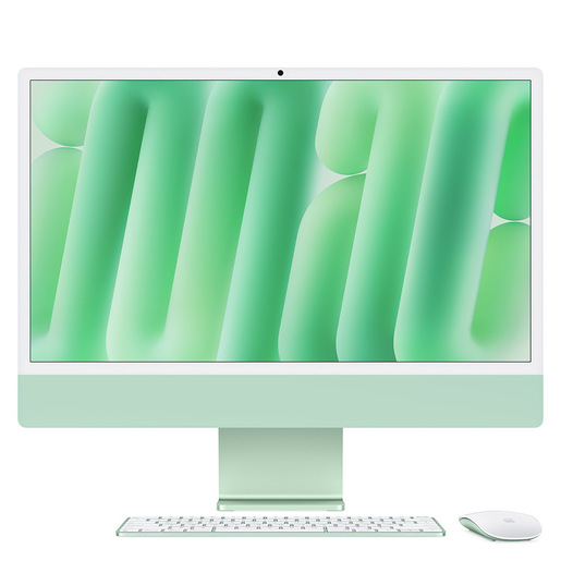 Apple iMac 24''Retina Display 4,5K, Chip M4 con CPU 10‑core, GPU 10‑core, 16GB, 256GB SSD, Verde
