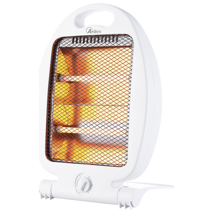 Ardes AR435C Flexo Mini Stufa al Quarzo da Terra 800 W 2 livelli di potenza per ambienti fino a 25 m³ colore Verde chiaro