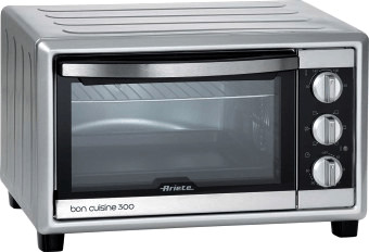 Ariete 985 Forno Elettrico Ventilato 30 litri - Bon Cuisine 300 - Doppio vetro - Temperatura max 230° - 1500 Watt - 6 posizioni cottura - Timer 60’