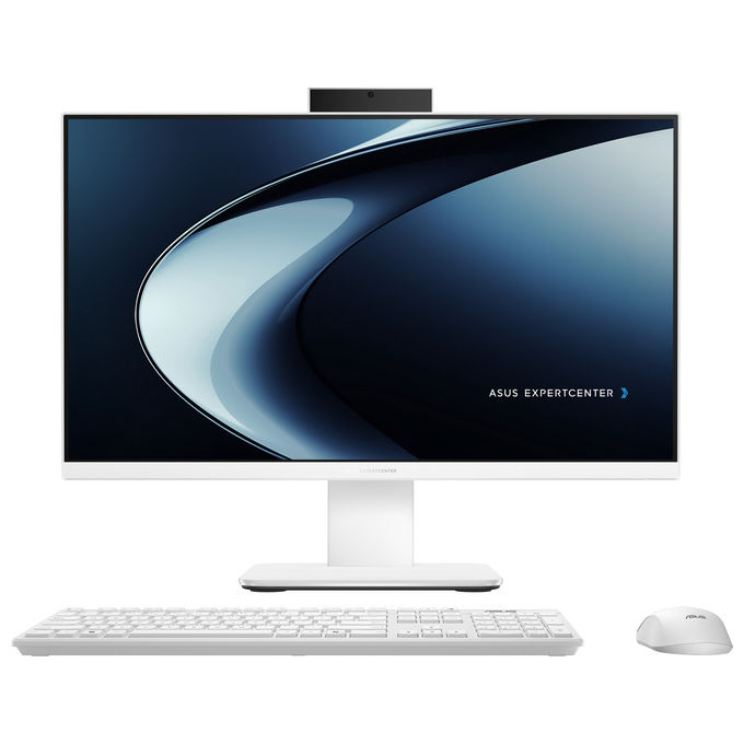Asus 90PT0461-M013J0 ExpertCenter P600 AiO PC All-in-one AMD Ryzen AI 7 345 16 GB DDR5 512 GB SSD Wi-Fi 7 Windows 11 Pro colore Bianco