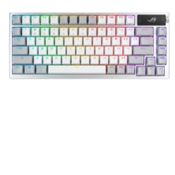 ASUS ROG Azoth tastiera Gaming USB + RF Wireless + Bluetooth QWERTY Italiano Bianco