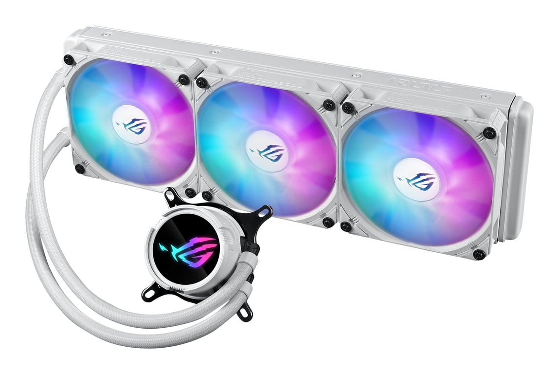 ASUS ROG Strix LC III 360 ARGB White Edition Processore Kit di raffreddamento a liquido 12 cm Bianco - Nuevo