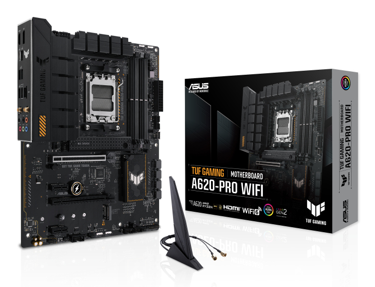 ASUS TUF GAMING A620-PRO WIFI AMD A620 AM5 Slot ATX - Nuevo
