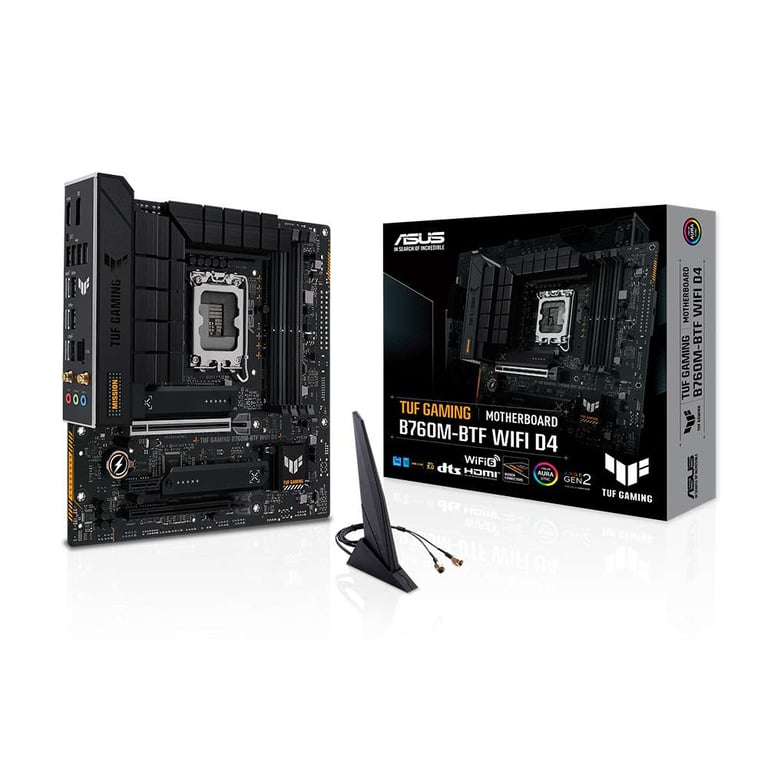 ASUS TUF GAMING B760M-BTF WIFI D4 Intel B760 LGA 1700 micro ATX - Nuevo