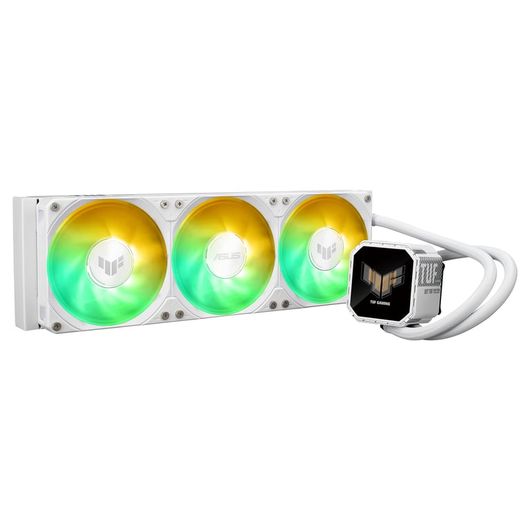 ASUS TUF Gaming LC III 360 ARGB LCD White Edition Raffreddatore per processore a liquido tutto-in-uno 12 cm Bianco 1 pezzo/i - Nuevo