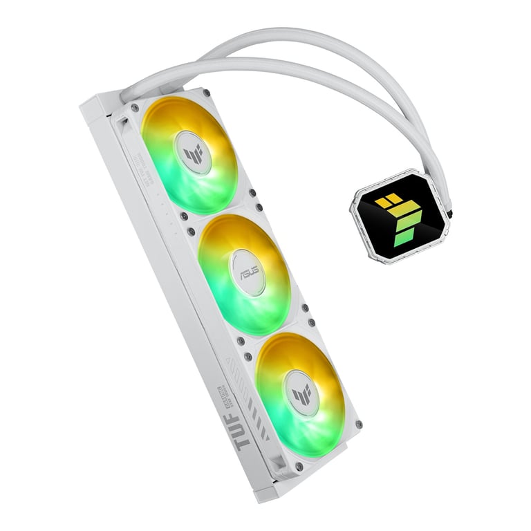 ASUS TUF Gaming LC III 360 ARGB White Edition Case PC Raffreddatore a liquido tutto-in-uno 12 cm Bianco - Nuevo