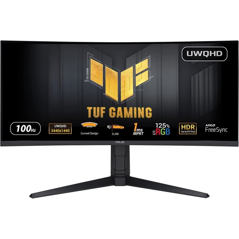 ASUS TUF Gaming VG34VQEL1A Monitor PC 86,4 cm (34") 3440 x 1440 Pixel UltraWide Quad HD LED Nero