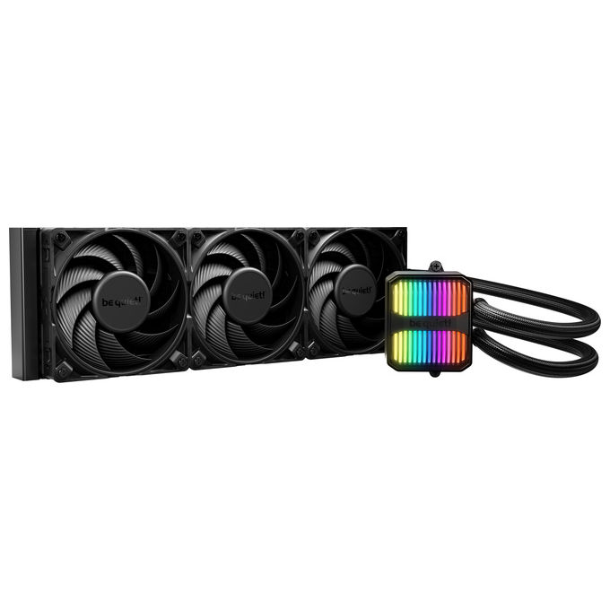 Be Quiet! BW025 Silent Loop 3 Dissipatore a liquido 360 mm 3 Ventole 120 mm LED RGB compatibile LGA 1700 AM5 colore Nero