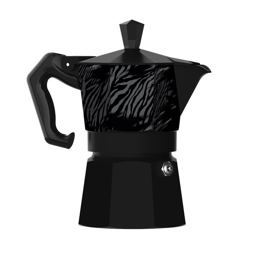 Bialetti Moka Express 3 tazze Juventus 0,15 L Nero, Grigio