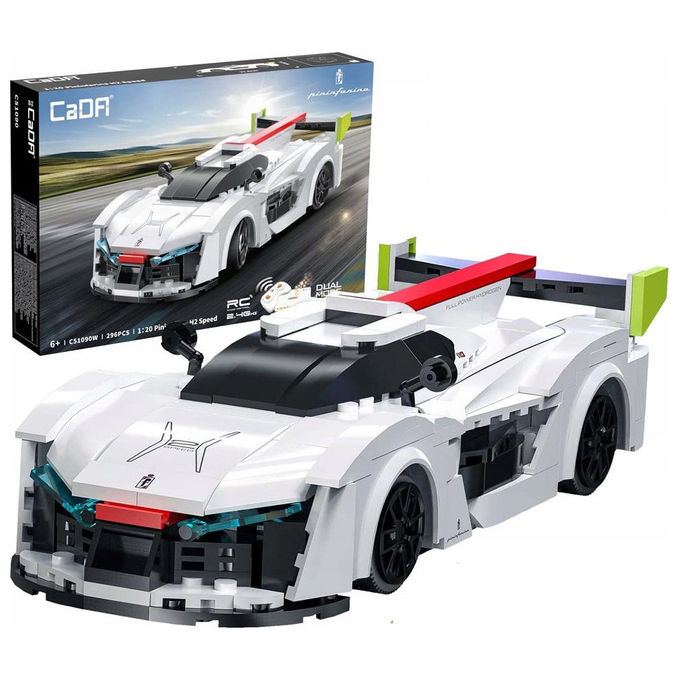 Cada C51090W Pininfarina H2 Speed Modellino Auto da Costruire RC 296 Pezzi Scala 1:20 colore Bianco