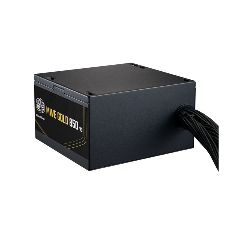 COOLER MASTER ALIMENTATORE MWE GOLD 850 V3, 850W 80+GOLD NON MODULARE ATX 3.1 VENTOLA 120MM, GAR 5 A - Nuevo